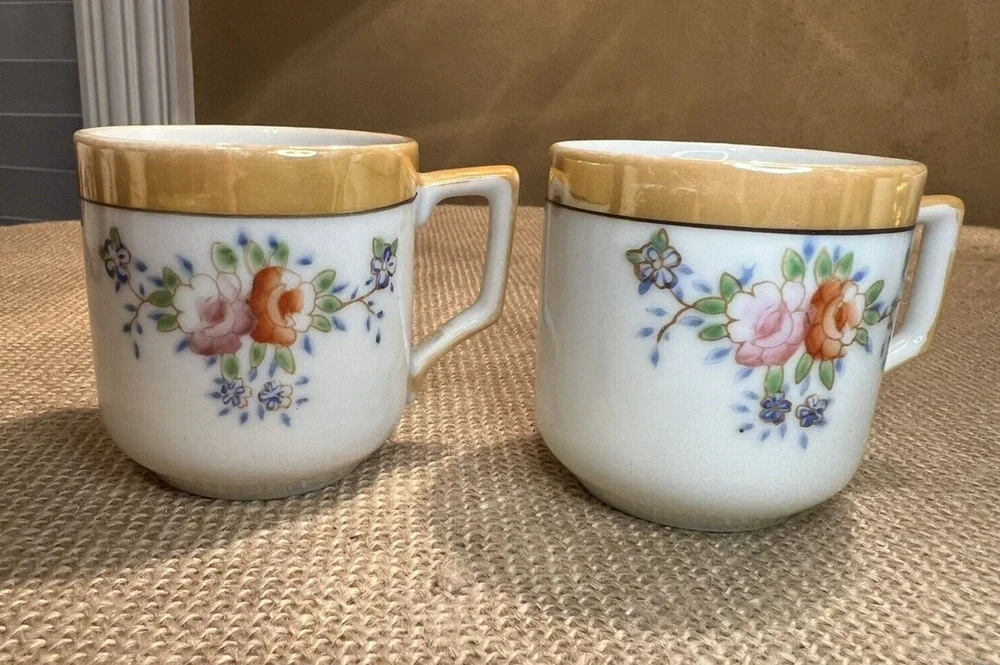 Vintage Expresso / Tea Cups Made in Occupied Japan-Lot of 2